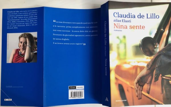 Risvolto copertina libro di Claudia de Lillo- Mondadori, 2018